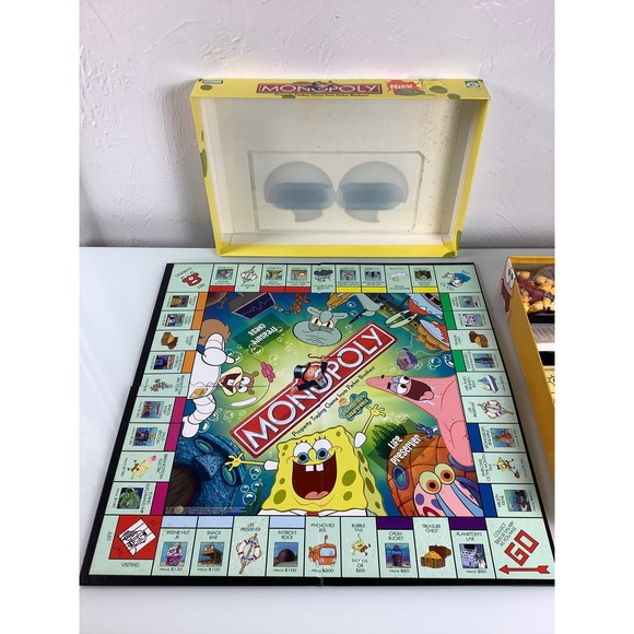 NEW open box Monopoly Nickelodeon SpongeBob SquarePants Edition * - Picture 11 of 12